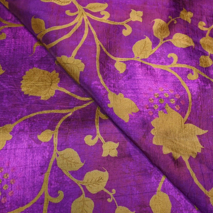Raw Silk Digital Print Fabrics