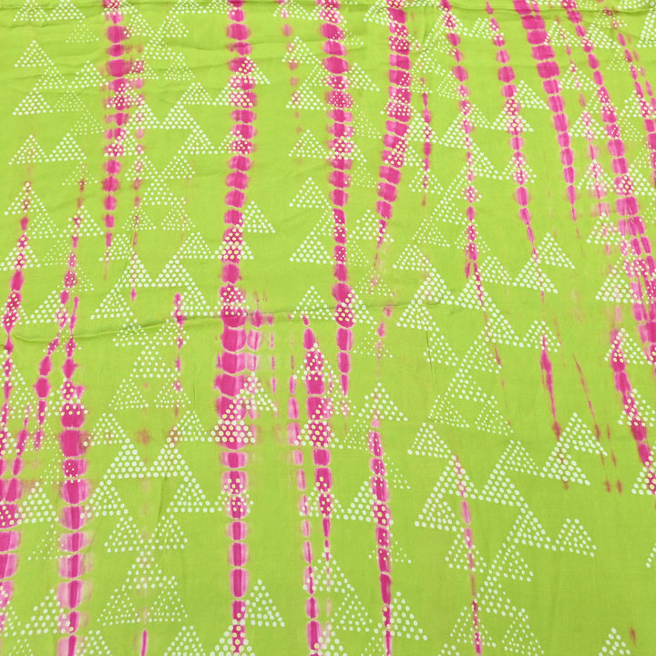 Bemberg Satin Digital Discharge Print Fabric 44" – Premium Soft Designer Fabric - DIS280-10