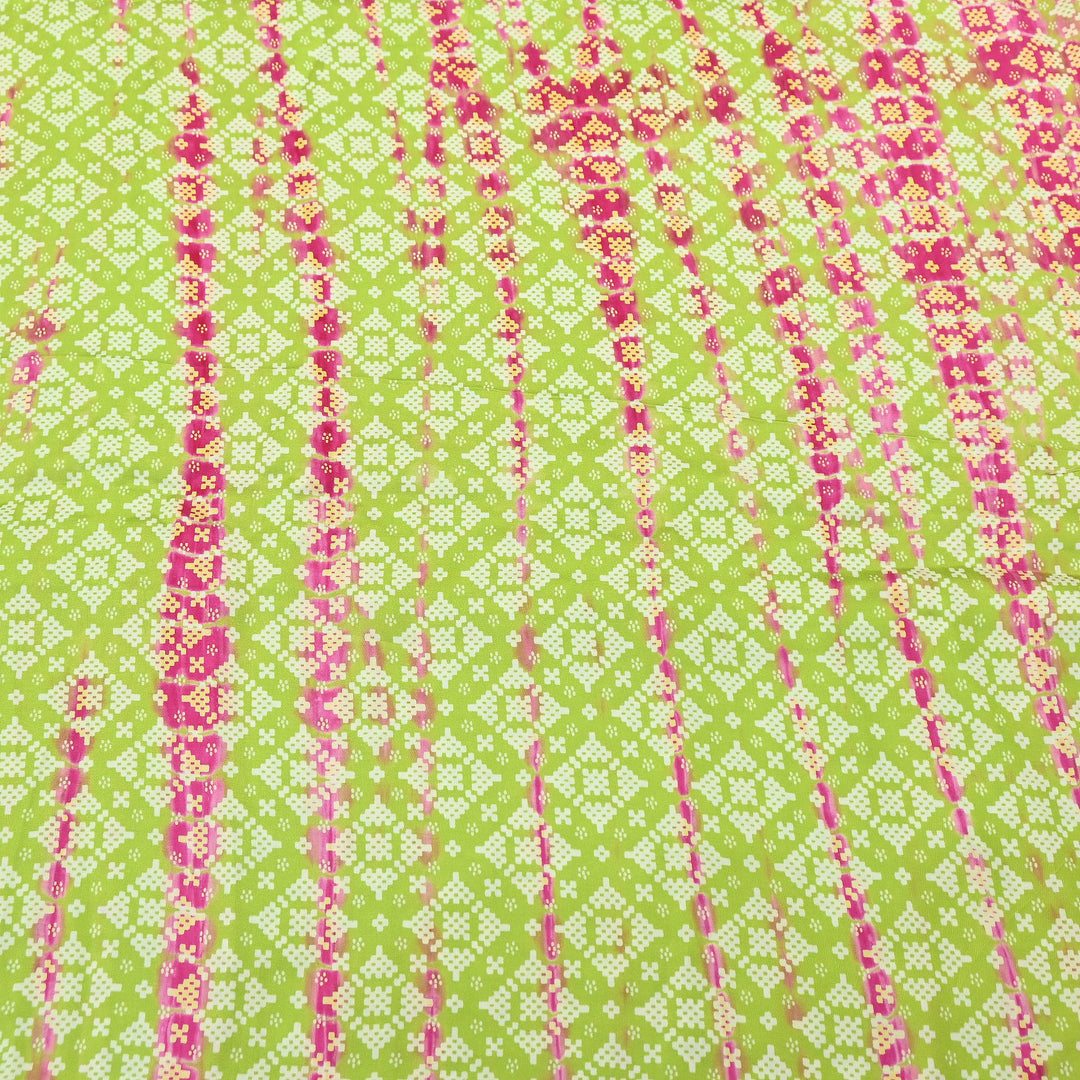 Bemberg Satin Digital Discharge Print Fabric 44" – Premium Soft Designer Fabric - DIS280-12