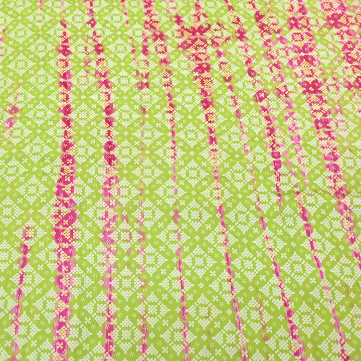 Bemberg Satin Digital Discharge Print Fabric 44" – Premium Soft Designer Fabric - DIS280-12