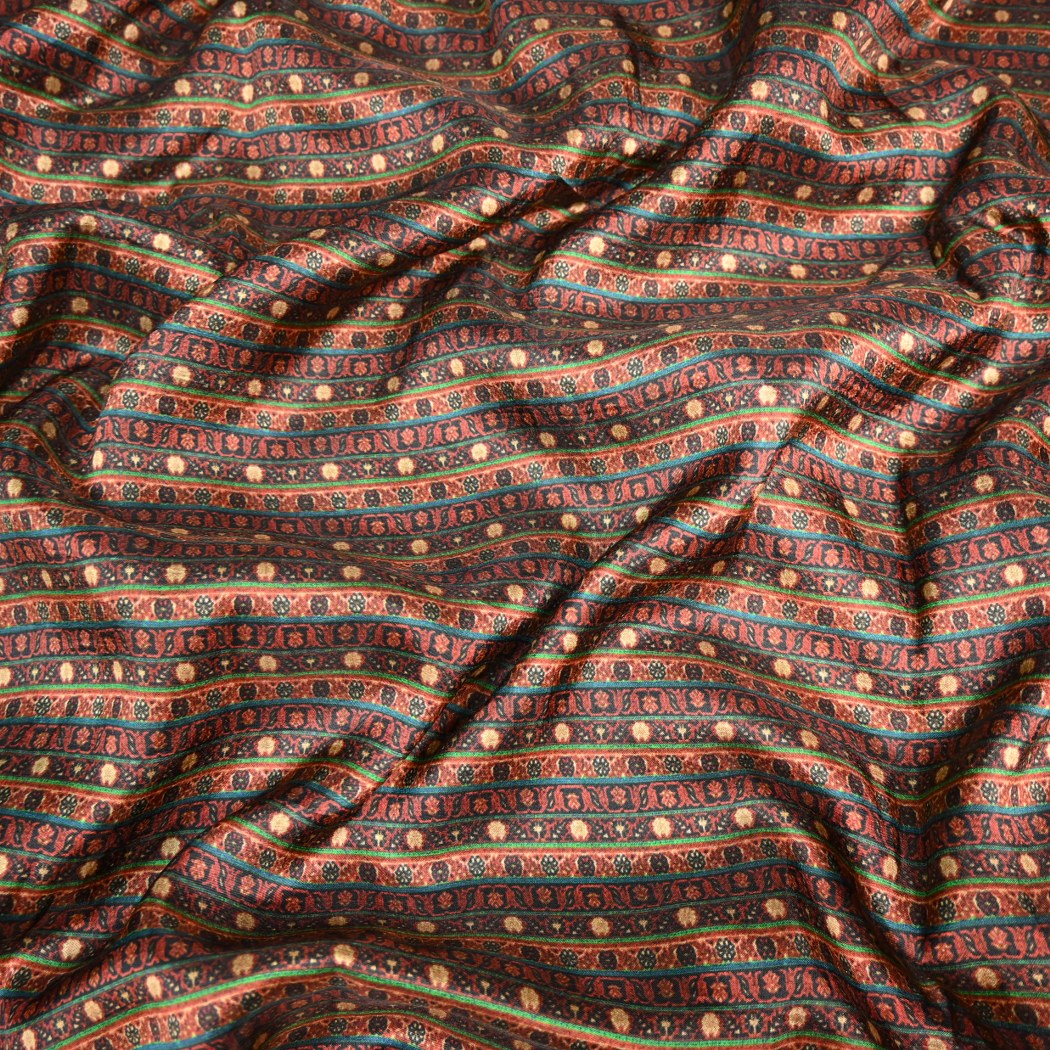 Raw Silk Digital Print Fabrics