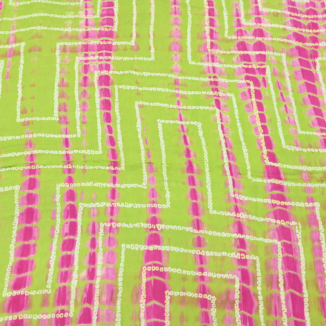 Bemberg Satin Digital Discharge Print Fabric 44" – Premium Soft Designer Fabric - DIS280-11