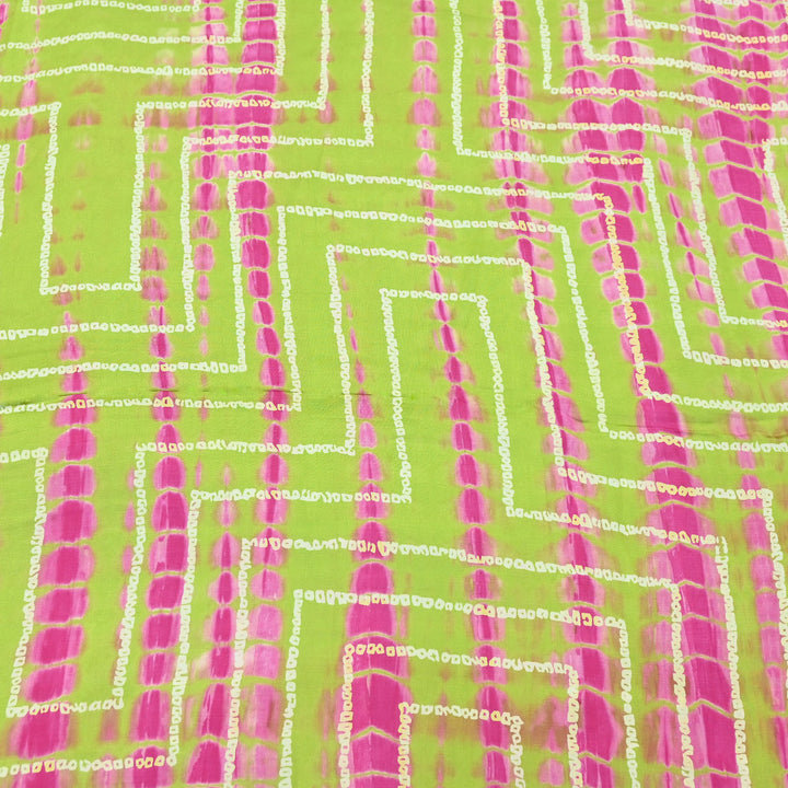 Bemberg Satin Digital Discharge Print Fabric 44" – Premium Soft Designer Fabric - DIS280-11
