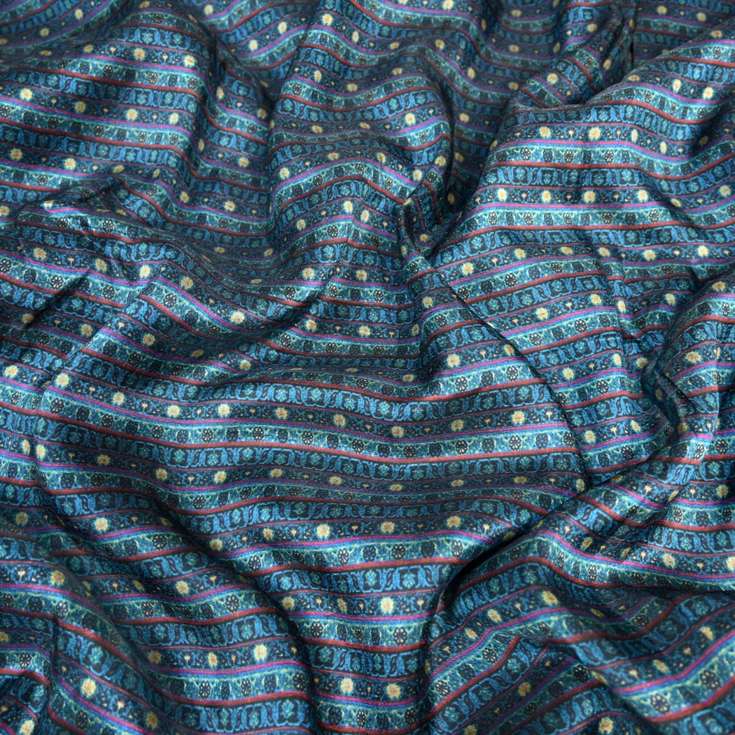 Raw Silk Digital Print Fabrics