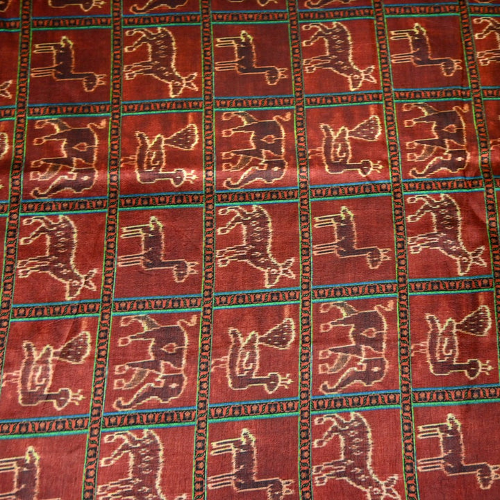 Raw Silk Digital Print Fabrics