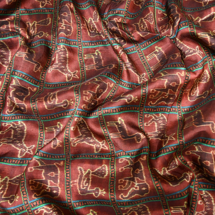 Raw Silk Digital Print Fabrics