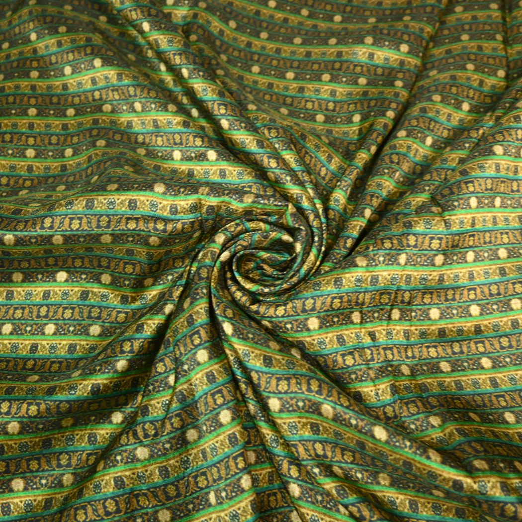 Raw Silk Digital Print Fabrics