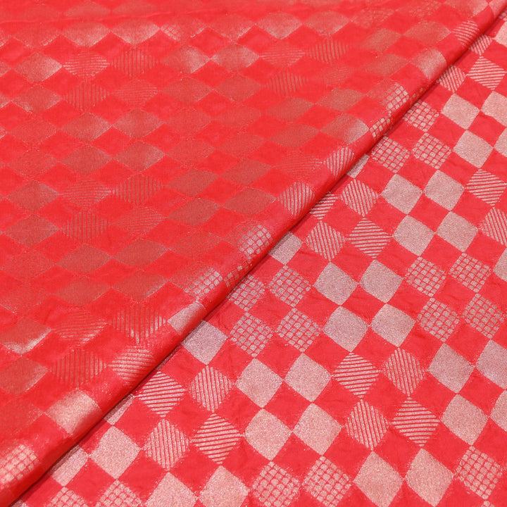 Antique Single Zari Brocade Fabric 44" – Premium Designer Fabric HAR01-3