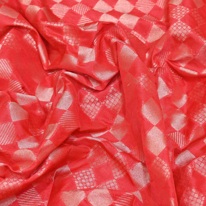 Antique Single Zari Brocade Fabric 44" – Premium Designer Fabric HAR01-3