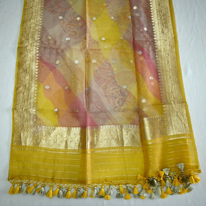 Pure Dupion Silk Unstitched Suit Set