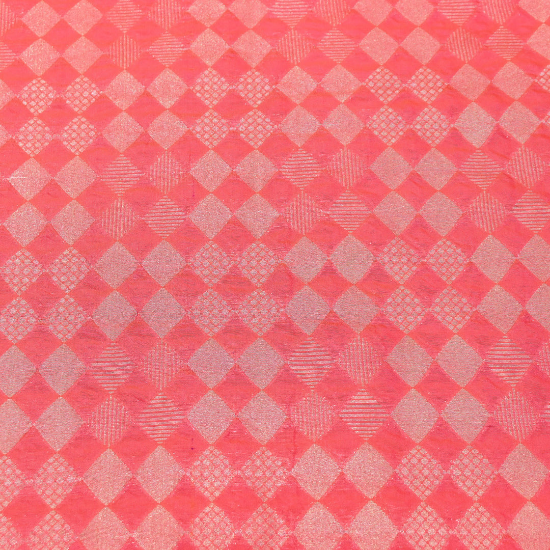 Antique Single Zari Brocade Fabric 44" – Premium Designer Fabric HAR01-7