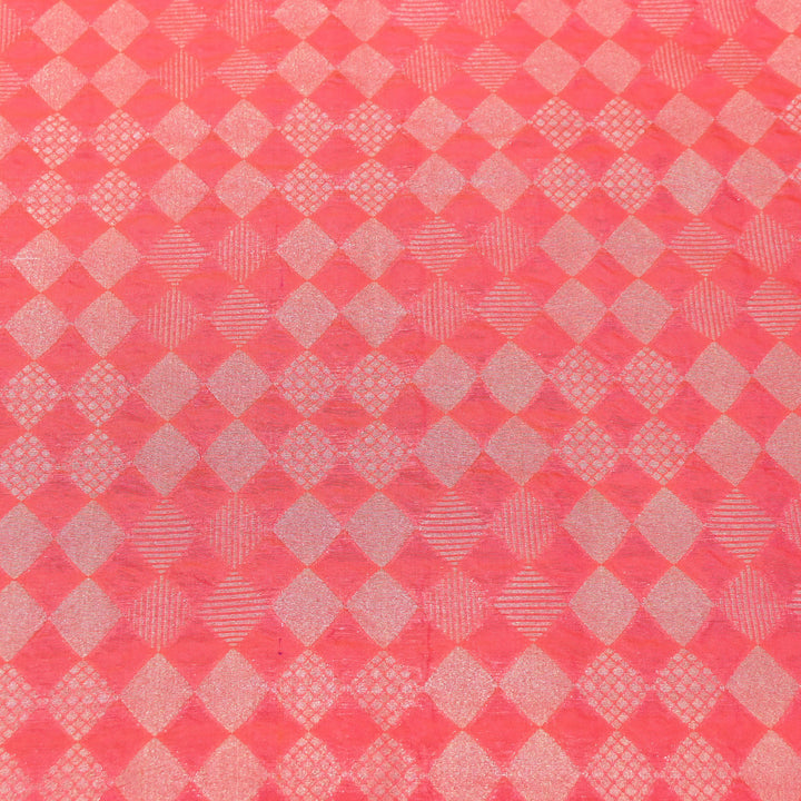 Antique Single Zari Brocade Fabric 44" – Premium Designer Fabric HAR01-7