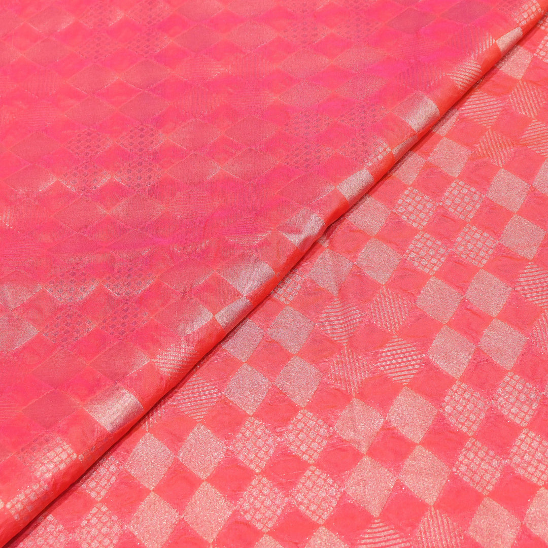 Antique Single Zari Brocade Fabric 44" – Premium Designer Fabric HAR01-7