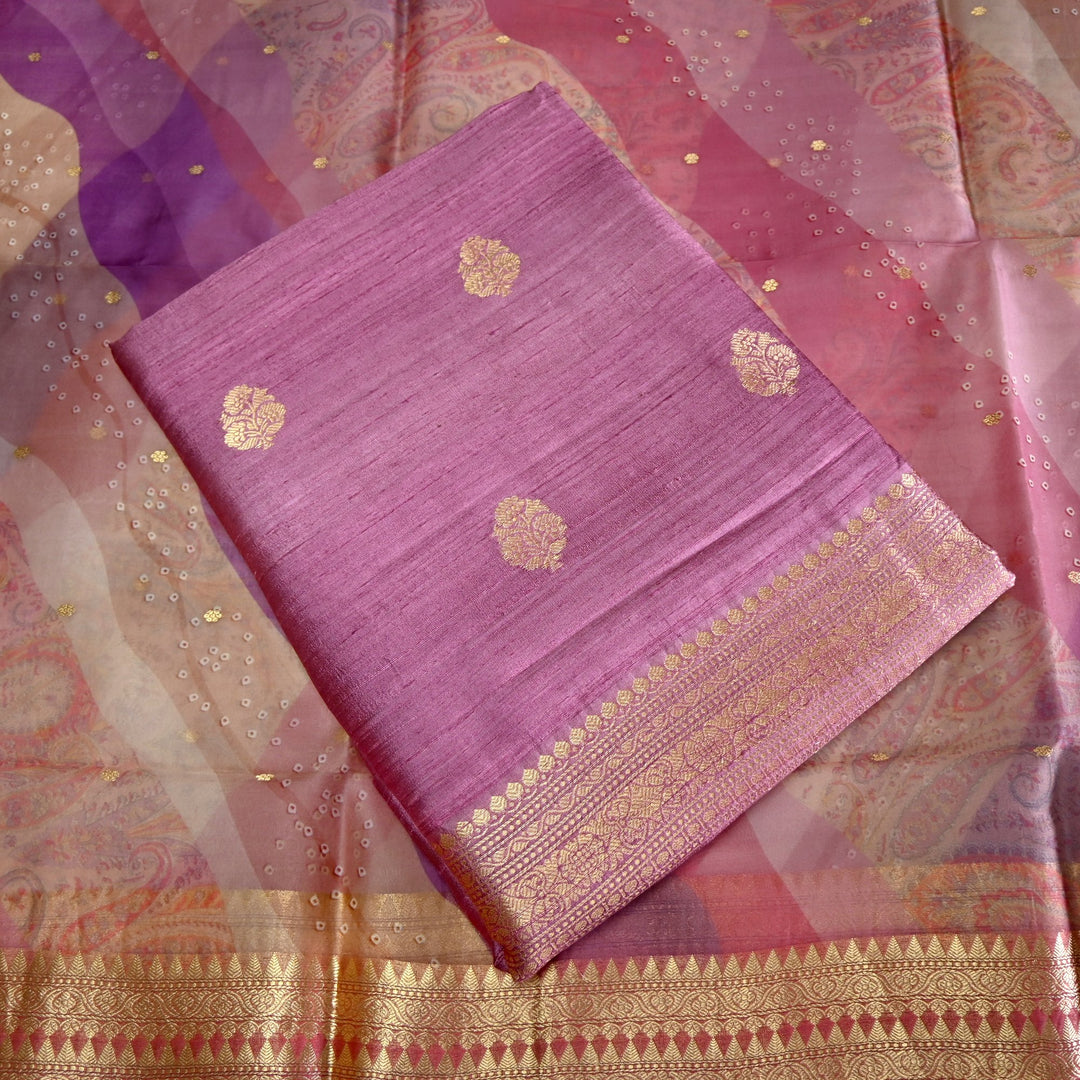 Pure Dupion Silk Unstitched Suit Set