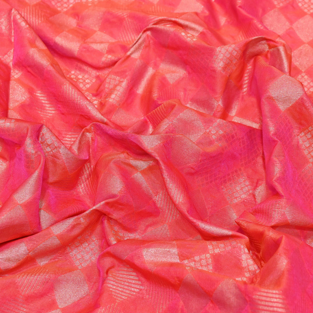 Antique Single Zari Brocade Fabric 44" – Premium Designer Fabric HAR01-7