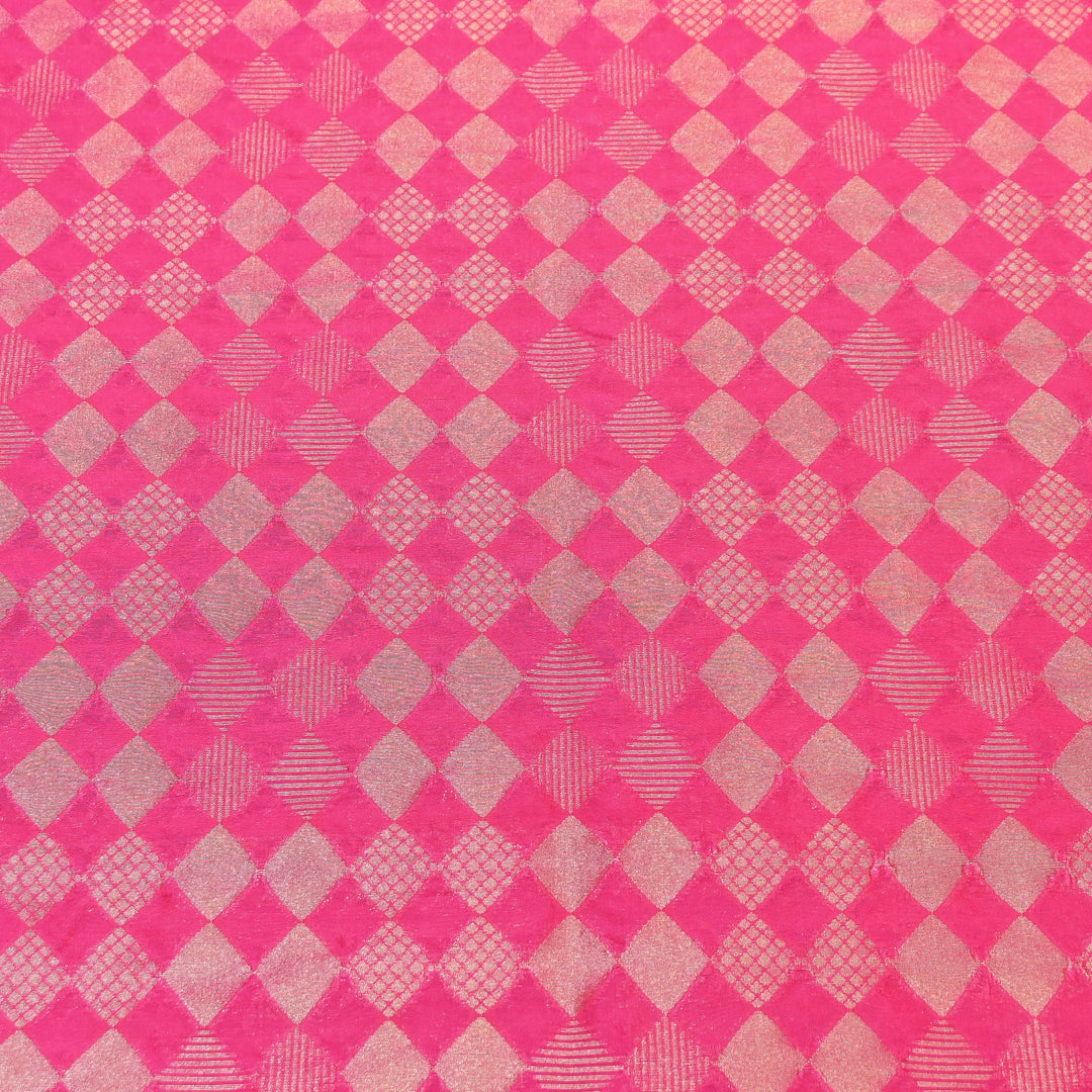 Antique Single Zari Brocade Fabric 44" – Premium Designer Fabric HAR01-9