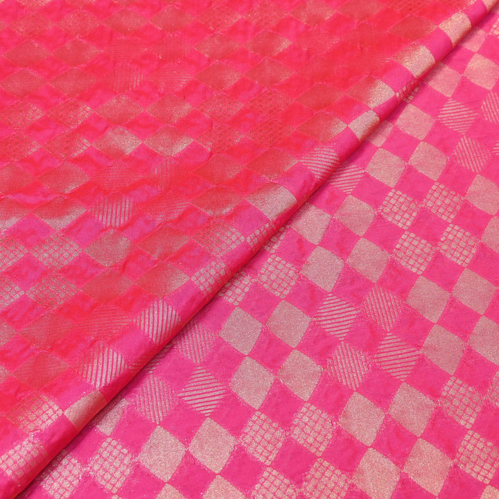 Antique Single Zari Brocade Fabric 44" – Premium Designer Fabric HAR01-9