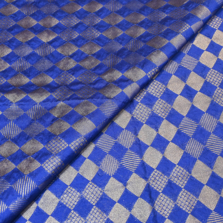 Antique Single Zari Brocade Fabric 44" – Premium Designer Fabric HAR01-10