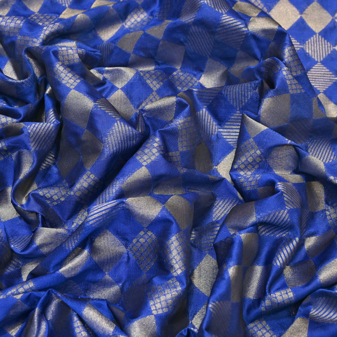 Antique Single Zari Brocade Fabric 44" – Premium Designer Fabric HAR01-10