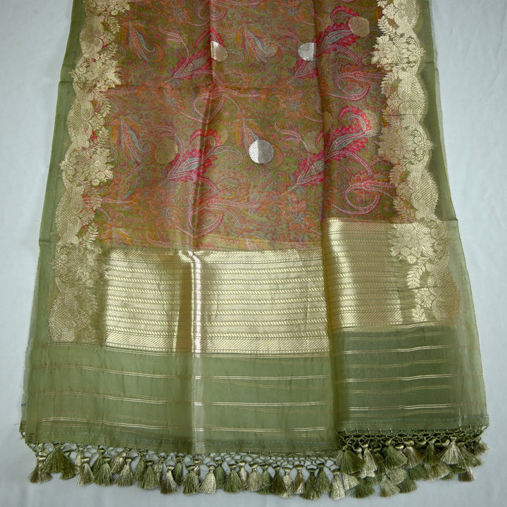 Pure Dupion Silk Unstitched Suit Set