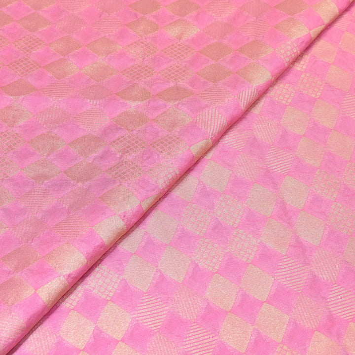 Antique Single Zari Brocade Fabric 44" – Premium Designer Fabric HAR01-11