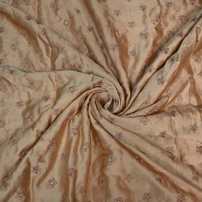 Modal Satin Sequins Embroidery Fabrics