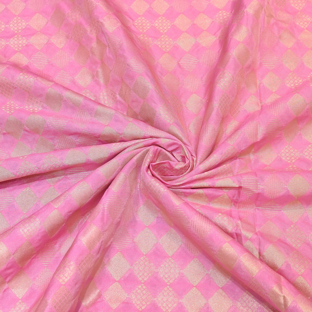 Antique Single Zari Brocade Fabric 44" – Premium Designer Fabric HAR01-11