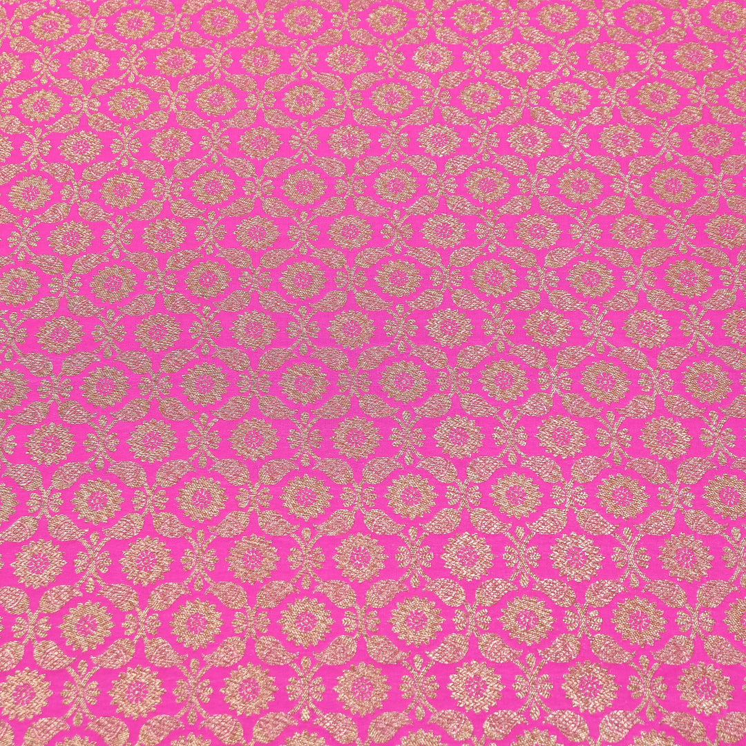 Banarasi Brocade Antique Zari Designer Fabric – Traditional Woven Fabric - ANT230-A