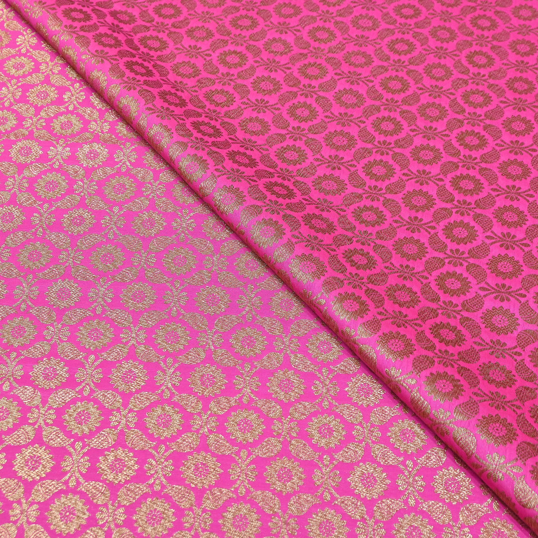 Banarasi Brocade Antique Zari Designer Fabric – Traditional Woven Fabric - ANT230-A