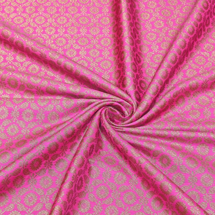 Banarasi Brocade Antique Zari Designer Fabric – Traditional Woven Fabric - ANT230-A