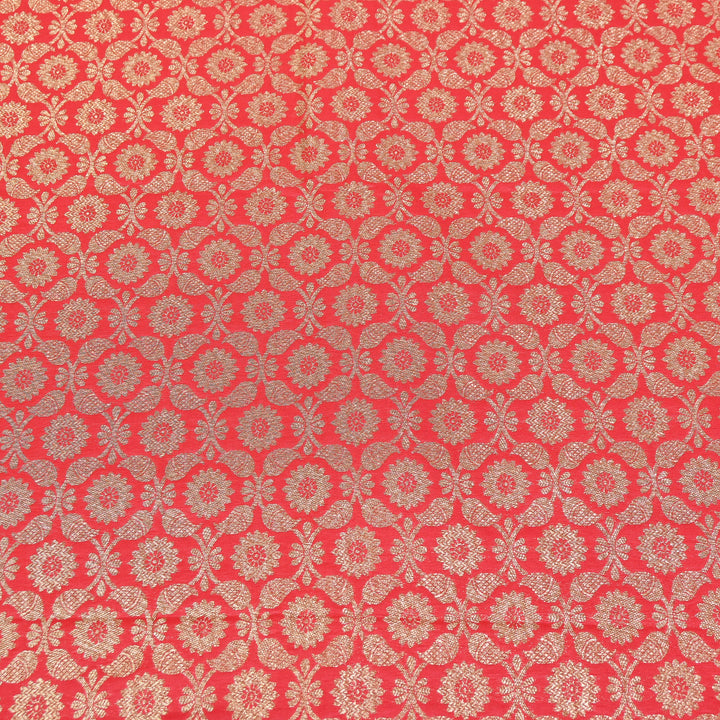 Banarasi Brocade Antique Zari Designer Fabric – Traditional Woven Fabric - ANT230-B