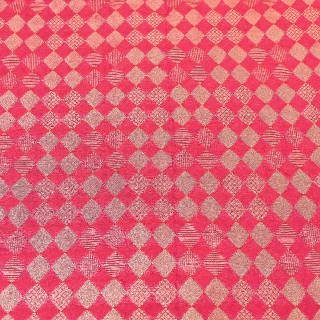 Antique Single Zari Brocade Fabric 44" – Premium Designer Fabric HAR01-13