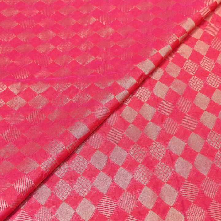 Antique Single Zari Brocade Fabric 44" – Premium Designer Fabric HAR01-13