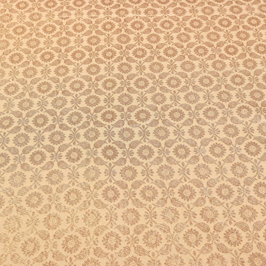 Banarasi Brocade Antique Zari Designer Fabric – Traditional Woven Fabric - ANT230-C
