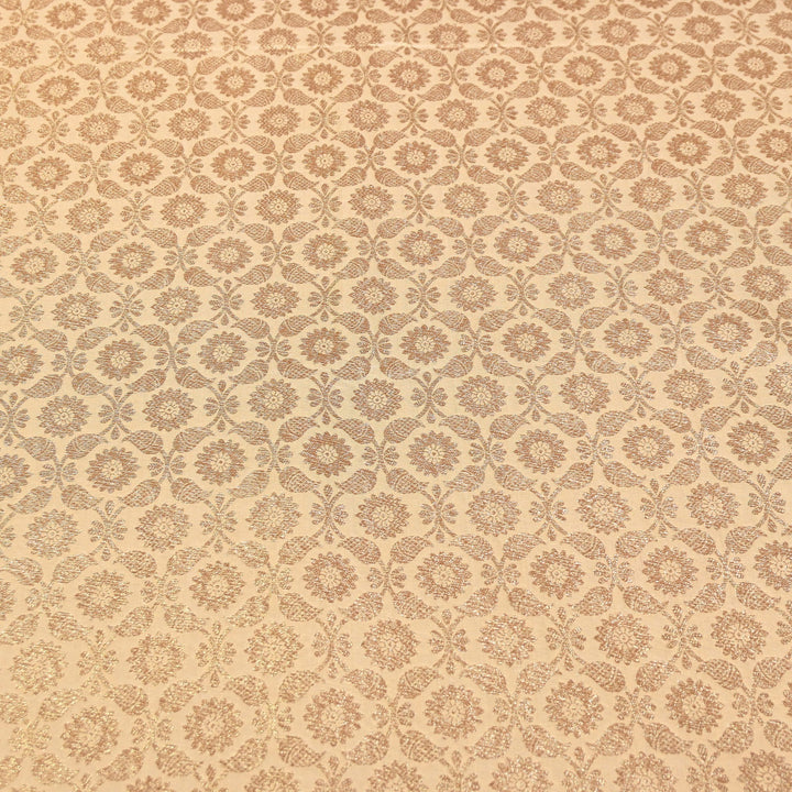 Banarasi Brocade Antique Zari Designer Fabric – Traditional Woven Fabric - ANT230-C
