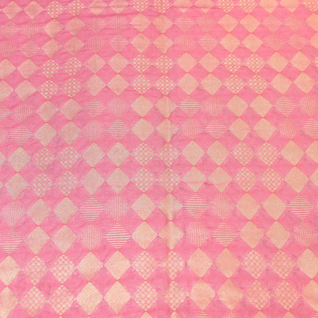 Antique Single Zari Brocade Fabric 44" – Premium Designer Fabric HAR01-4