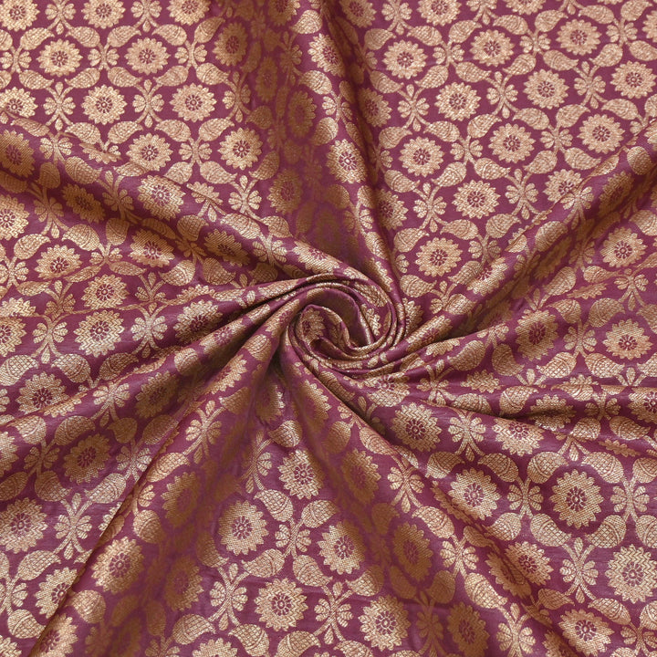 Banarasi Brocade Antique Zari Designer Fabric – Traditional Woven Fabric - ANT230-D