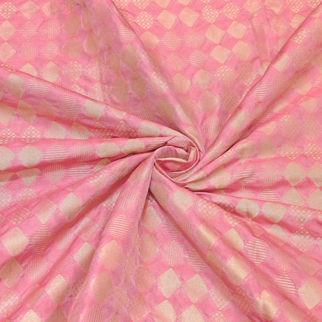 Antique Single Zari Brocade Fabric 44" – Premium Designer Fabric HAR01-4
