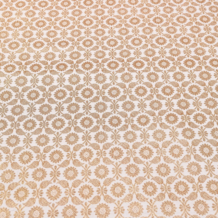 Banarasi Brocade Antique Zari Designer Fabric – Traditional Woven Fabric - ANT230-E