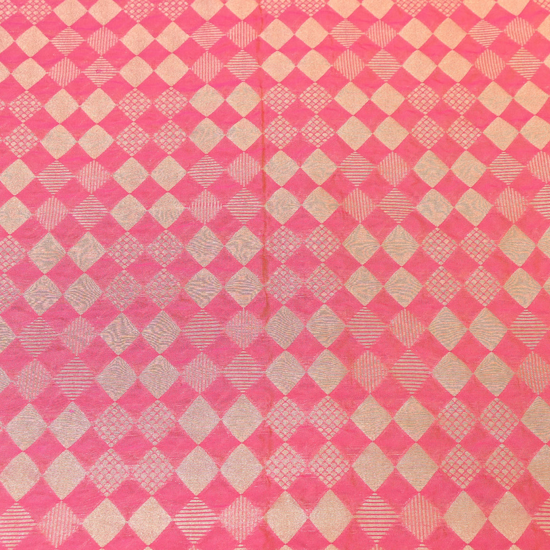 Antique Single Zari Brocade Fabric 44" – Premium Designer Fabric HAR01-2