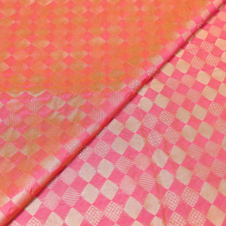 Antique Single Zari Brocade Fabric 44" – Premium Designer Fabric HAR01-2