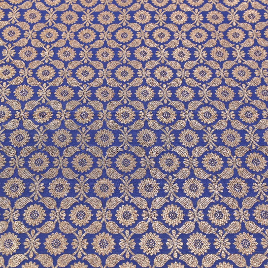 Banarasi Brocade Antique Zari Designer Fabric – Traditional Woven Fabric - ANT230-F