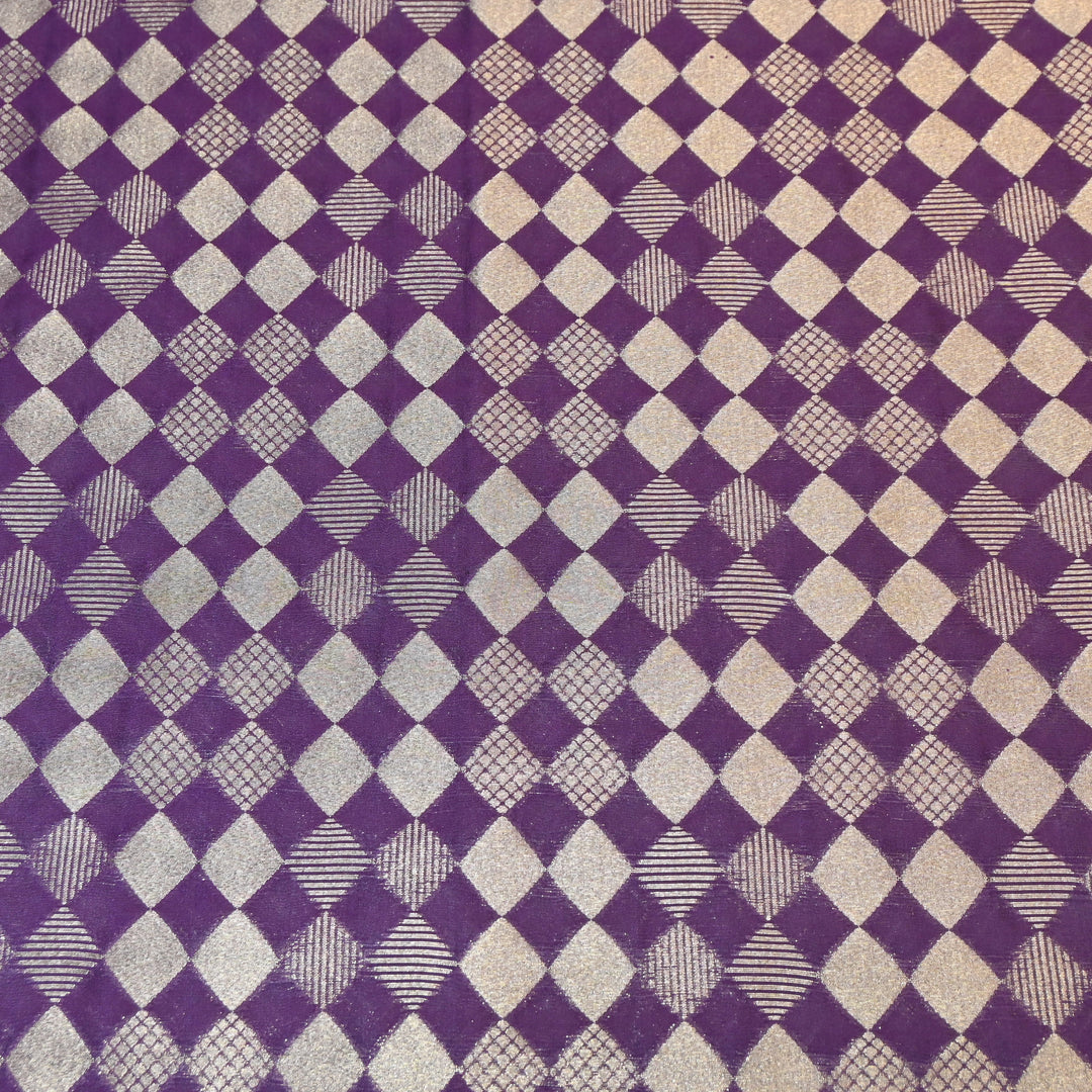 Antique Single Zari Brocade Fabric 44" – Premium Designer Fabric HAR01-1