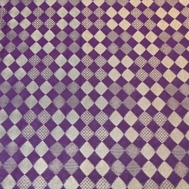 Antique Single Zari Brocade Fabric 44" – Premium Designer Fabric HAR01-1