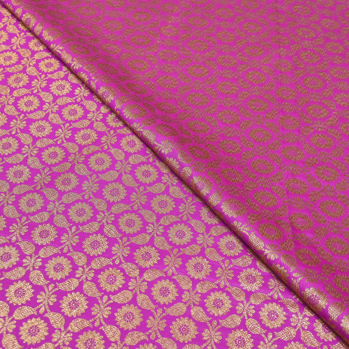 Banarasi Brocade Antique Zari Designer Fabric – Traditional Woven Fabric - ANT230-H
