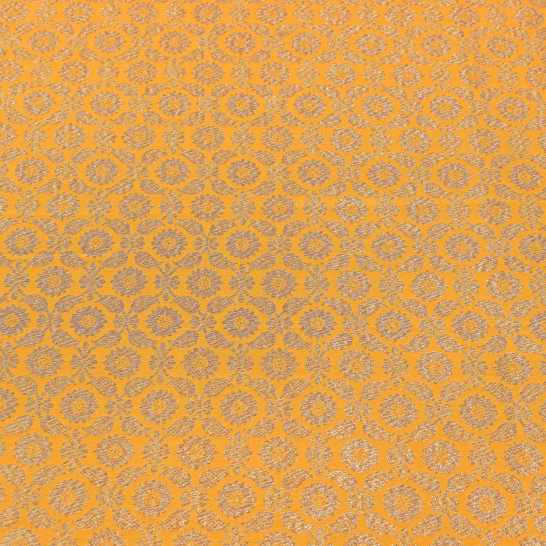 Banarasi Brocade Antique Zari Designer Fabric – Traditional Woven Fabric - ANT230-I