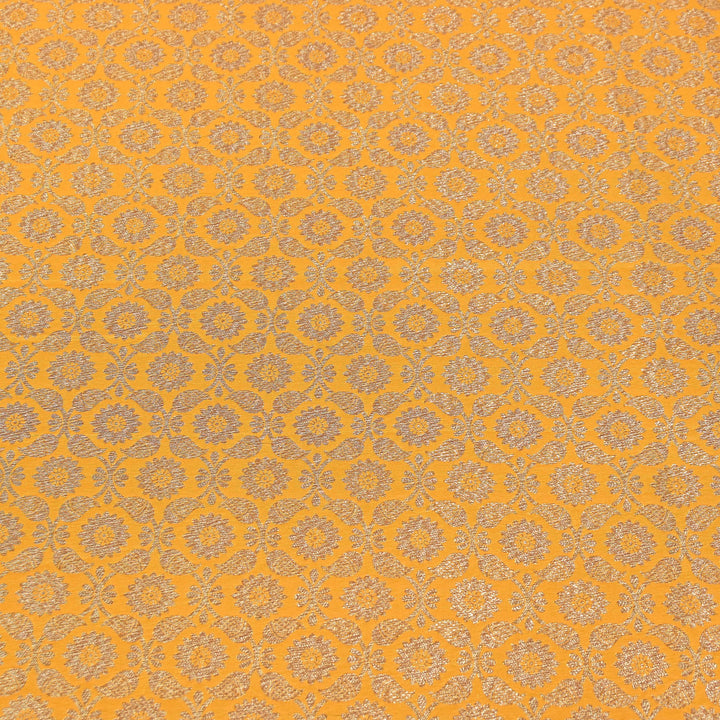 Banarasi Brocade Antique Zari Designer Fabric – Traditional Woven Fabric - ANT230-I