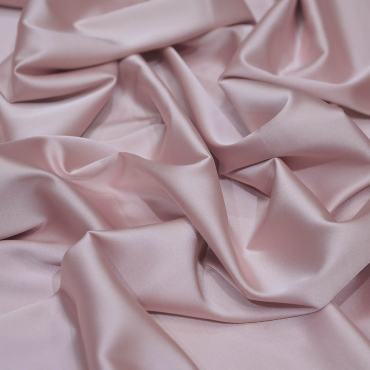 Pearl White Armani Satin Fabrics