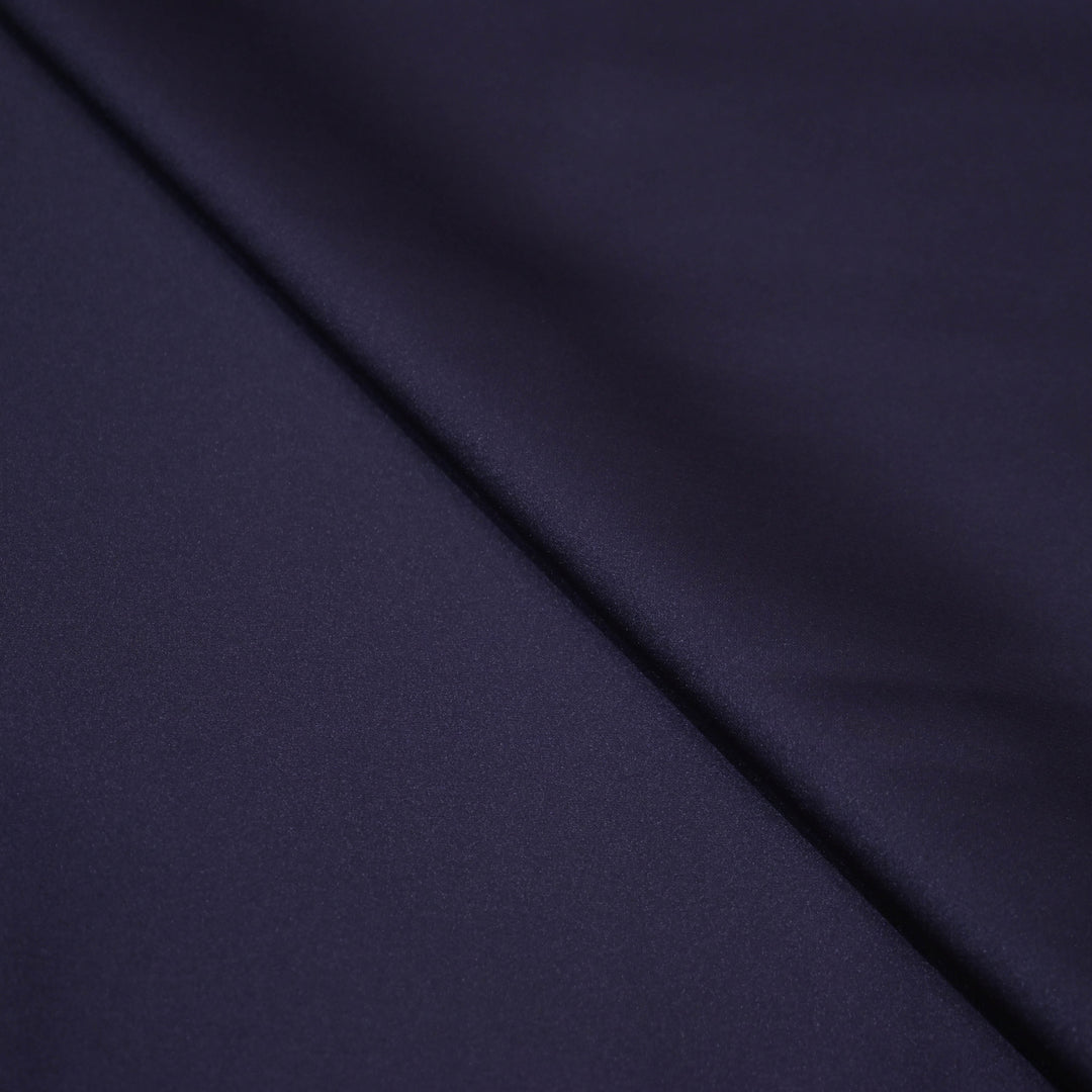 Dark Blue Brown Armani Satin Fabrics