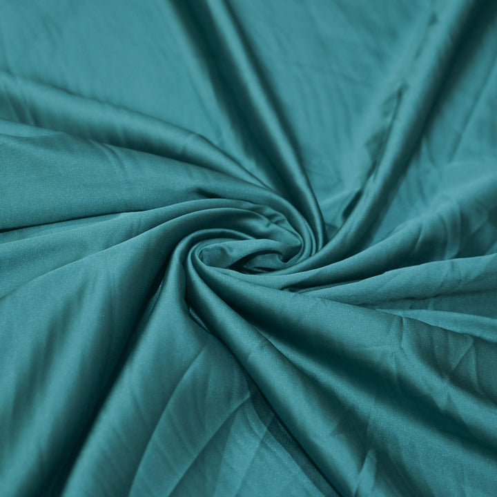 Aqua Blue Armani Satin Fabrics
